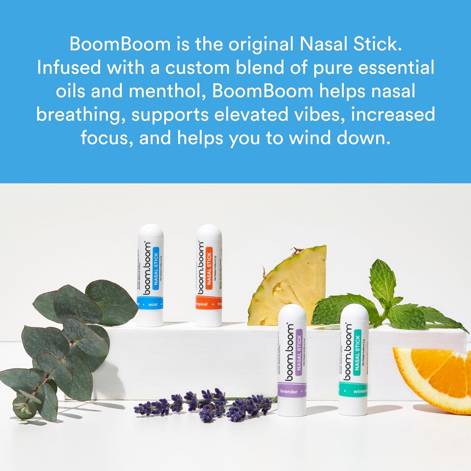 Mint BoomBoom Single Nasal Stick