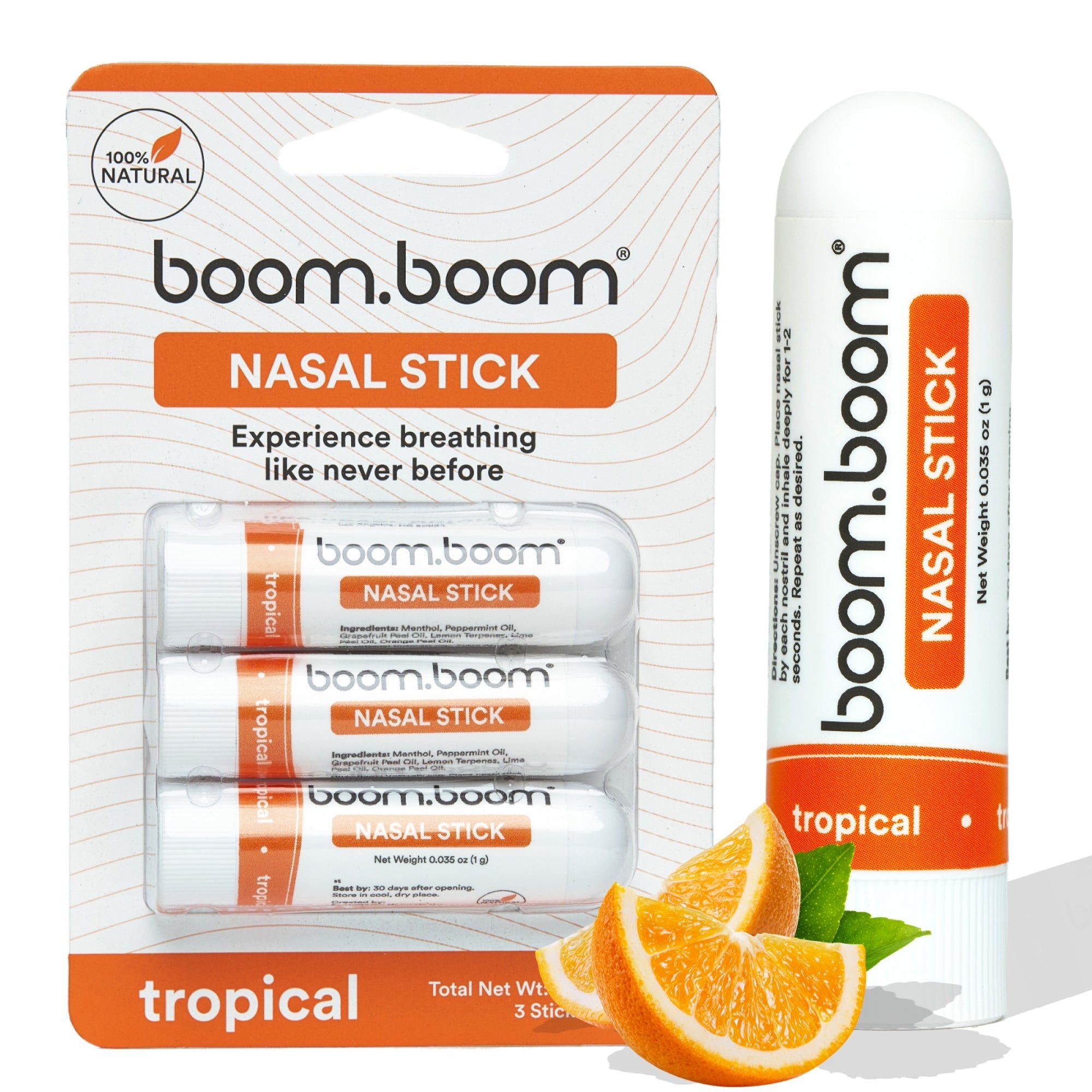 Tropical BoomBoom Nasal Sticks 3 - pack - BoomBoom Europe