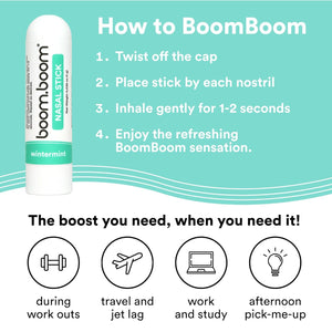 Wintermint BoomBoom Nasal Sticks 3-pack