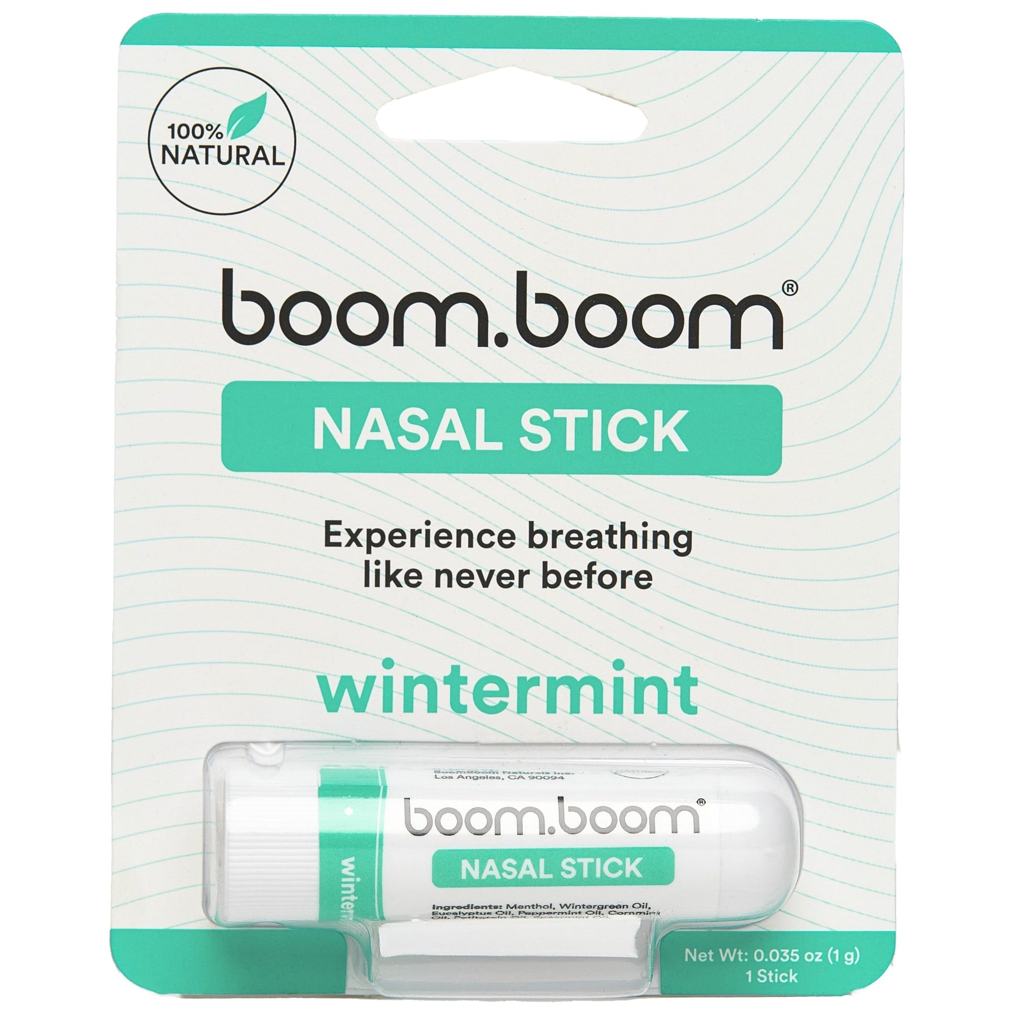 Wintermint BoomBoom Single Nasal Stick